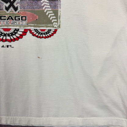 2005 White Adidas Chicago White Sox Shirt 3398