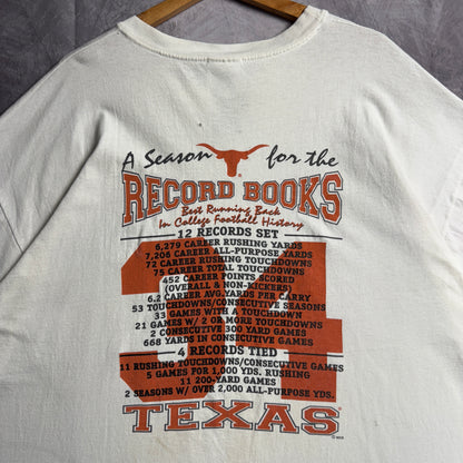 1998 White Texas Longhorns Ricky Williams Heisman Shirt 4607