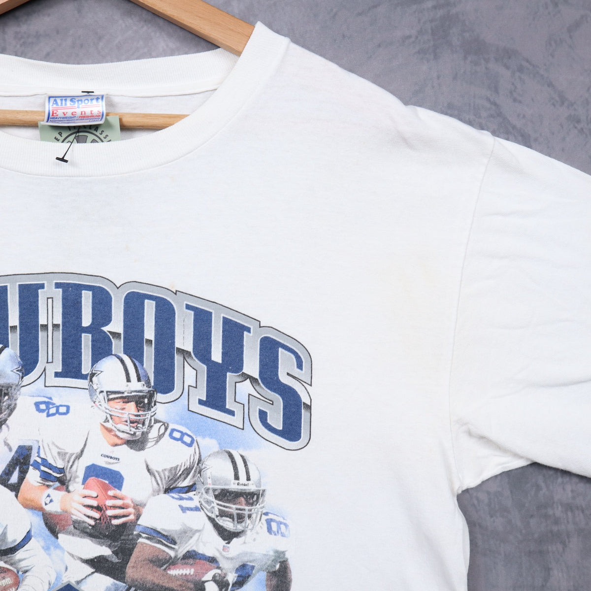 2000 White Dallas Cowboys Football Shirt 6684