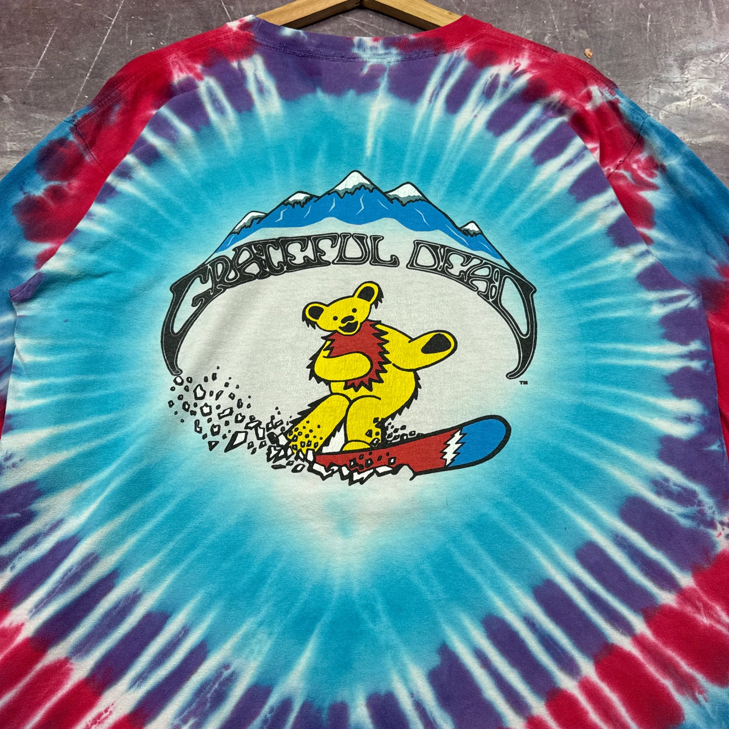 00s Tie Dye Grateful Dead Ski Shirt 3553