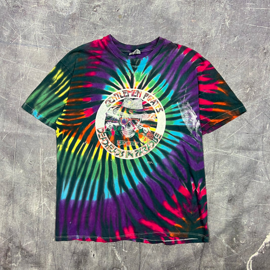 1988 Tie Dye Grateful Dead Gentleman Pirates Deadheads in Paradise Key West Graphic Shirt