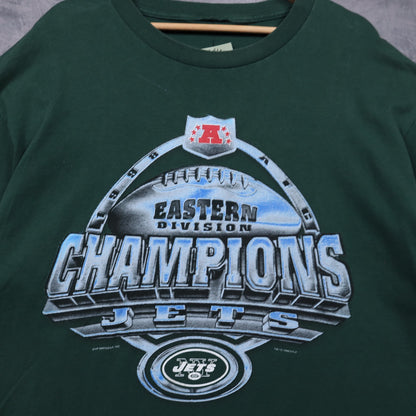 1998 Green New York Jets AFC Eastern Division Champions Shirt 6663