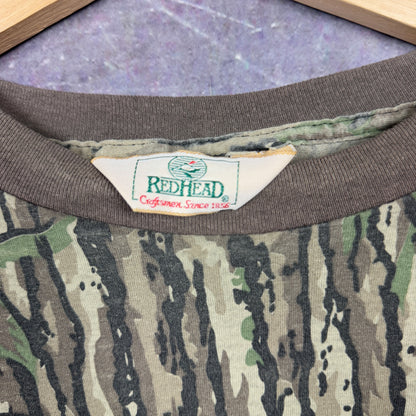 80s Red Head RealTree Camo Blank Essential Pocket Shirt XXL 1001