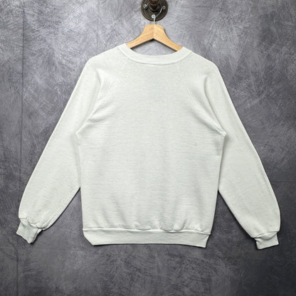 80s White Beverly Hills Ferrari Crewneck Sweatshirt 4005