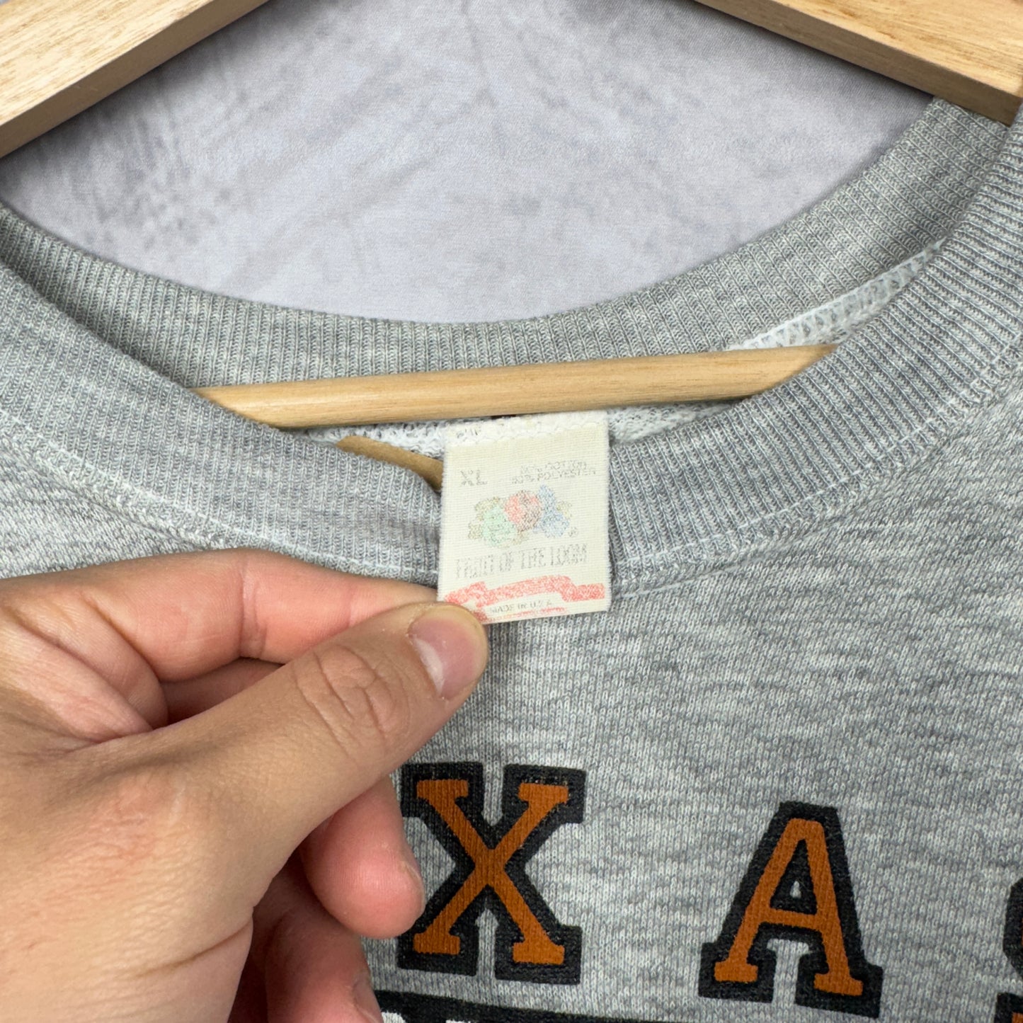 90s Grey Texas Longhorns Crewneck Sweatshirt 4366
