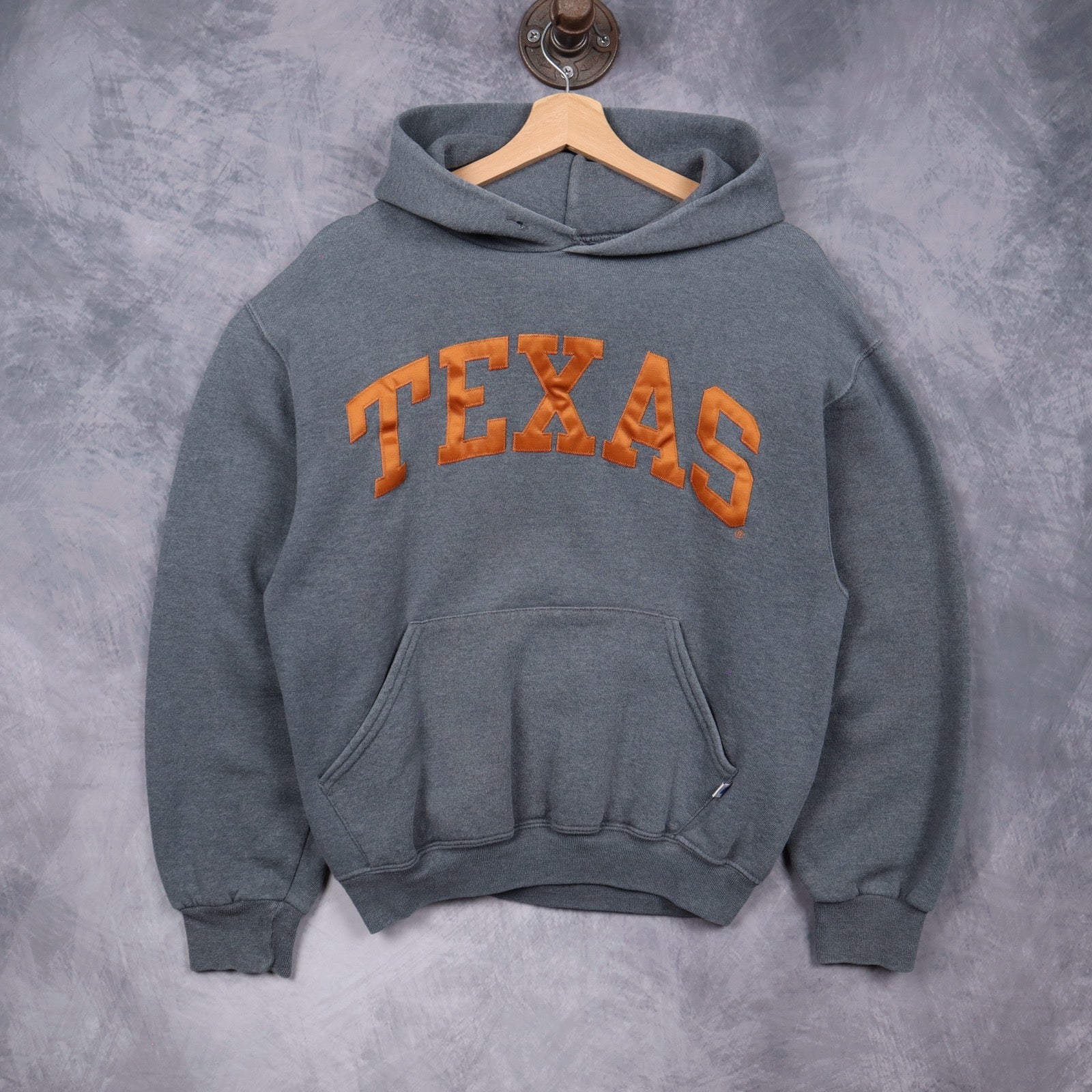 00s Grey Texas Longhorns Russell Hoodie 5665