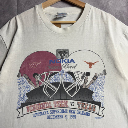 1995 White Texas Longhorns Nokia Sugar Bowl Shirt 4565