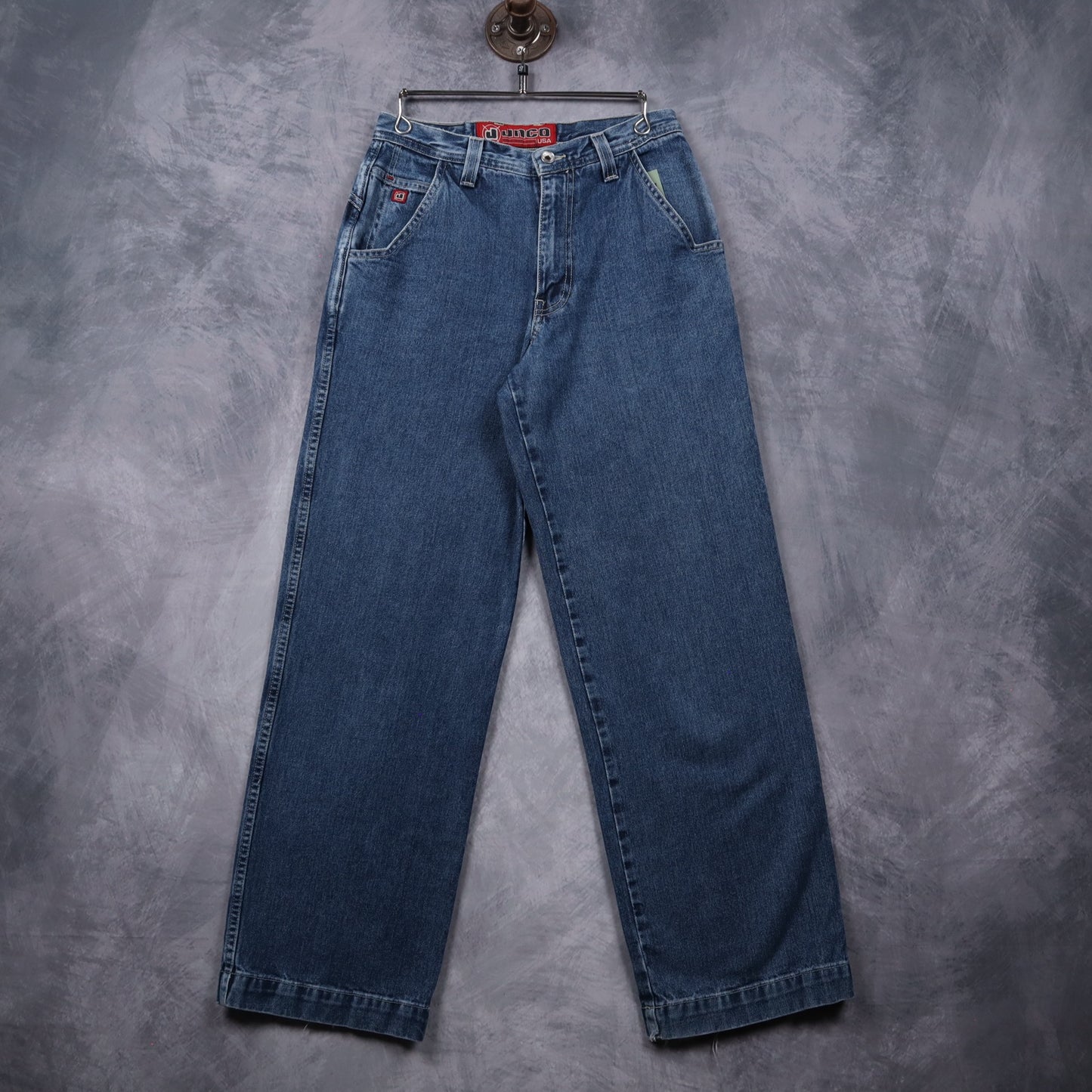 Y2K JNCO Medium Wash Baggy Denim Jeans 5064