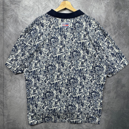 90s Blue and White Dallas Cowboys Nike Shirt 4235