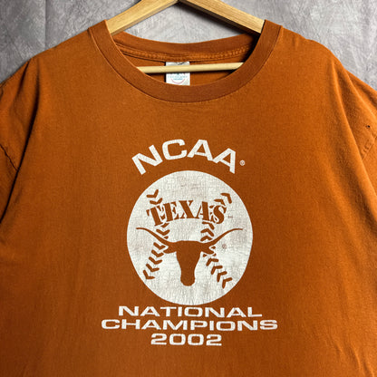 2002 Orange Texas Longhorns Baseball National Champions Shirt 4498