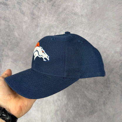 90s Navy Blue Denver Broncos Snapback Hat 6824