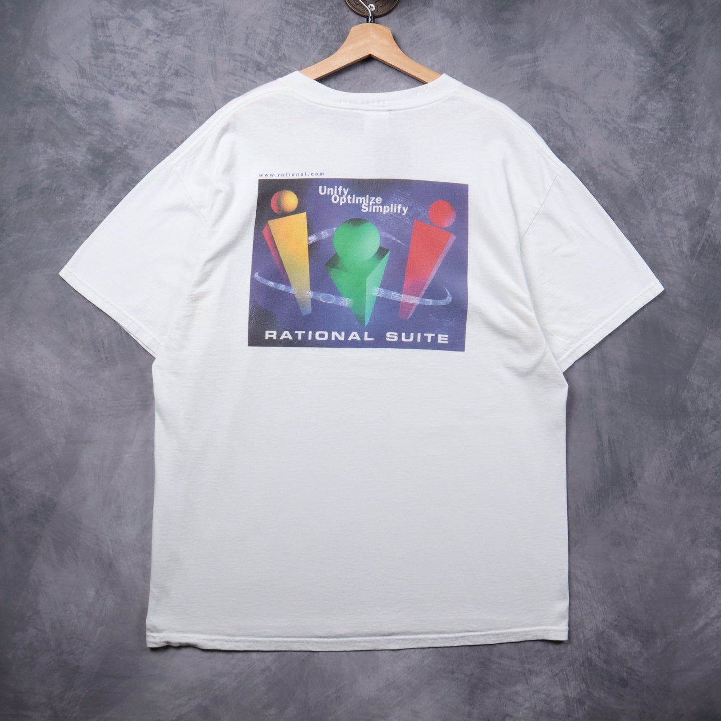 90s White Rational Software Rational Suite Shirt 5391
