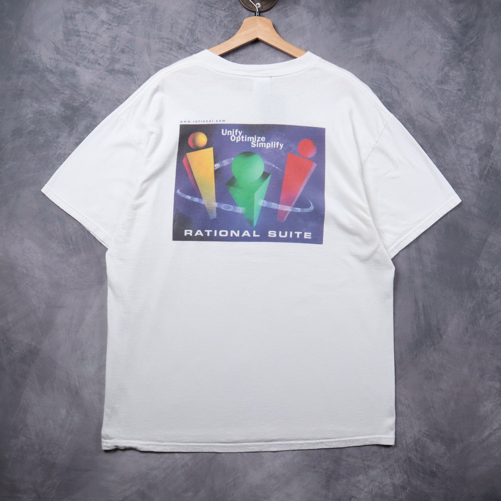 90s White Rational Software Rational Suite Shirt 5391