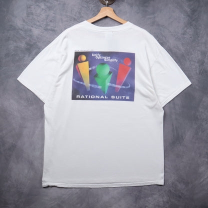 90s White Rational Software Rational Suite Shirt 5391