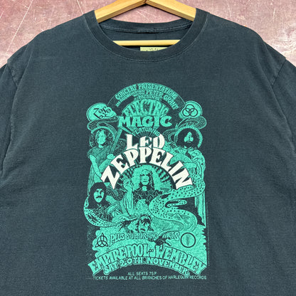 00s Black Led Zeppelin Shirt 3809