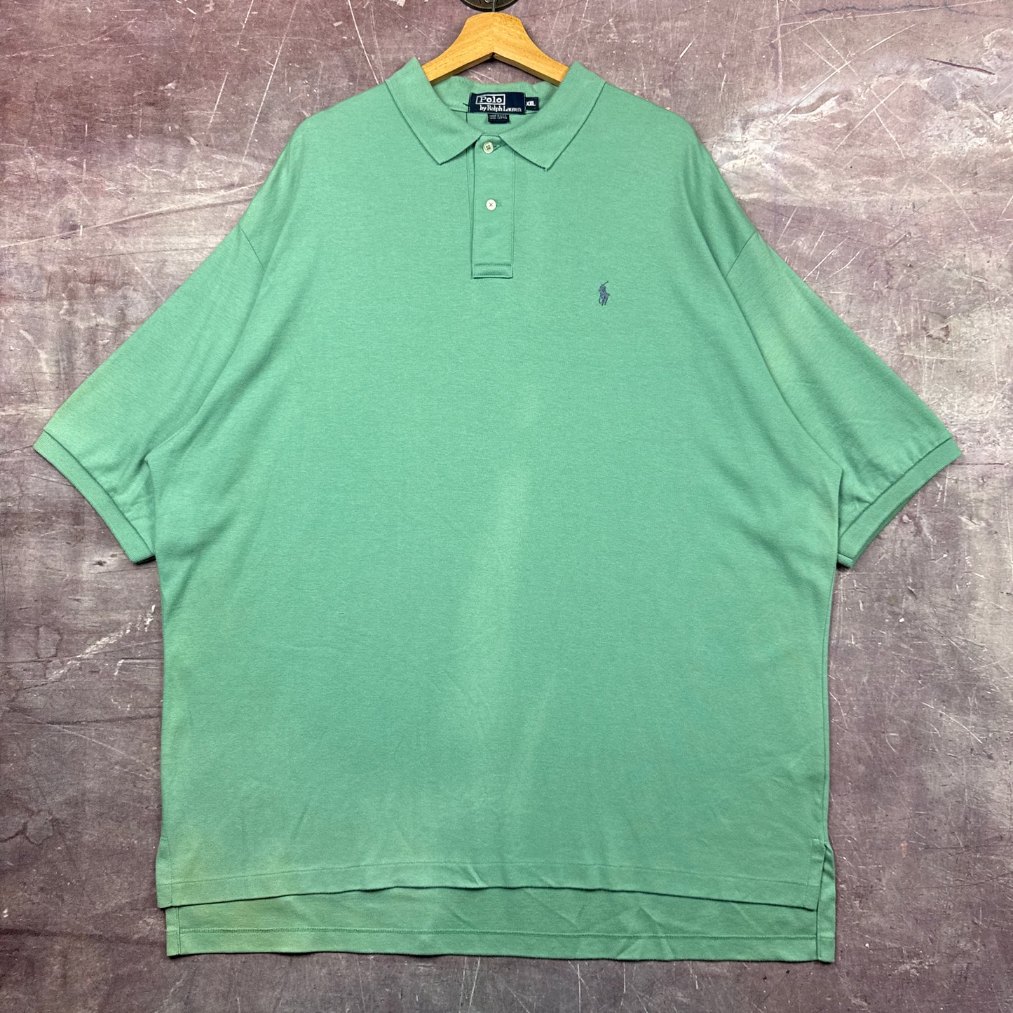 90s Light Green Polo Ralph Lauren Shirt 3719
