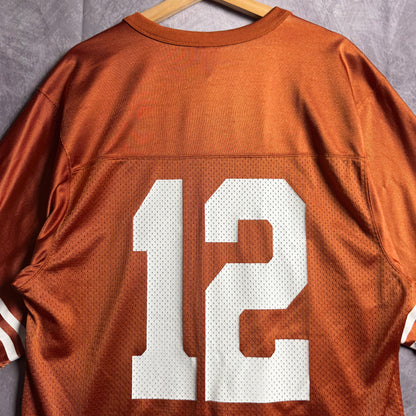 2010 Orange Texas Longhorns Colt McCoy #12 BCS Patch Jersey 4597