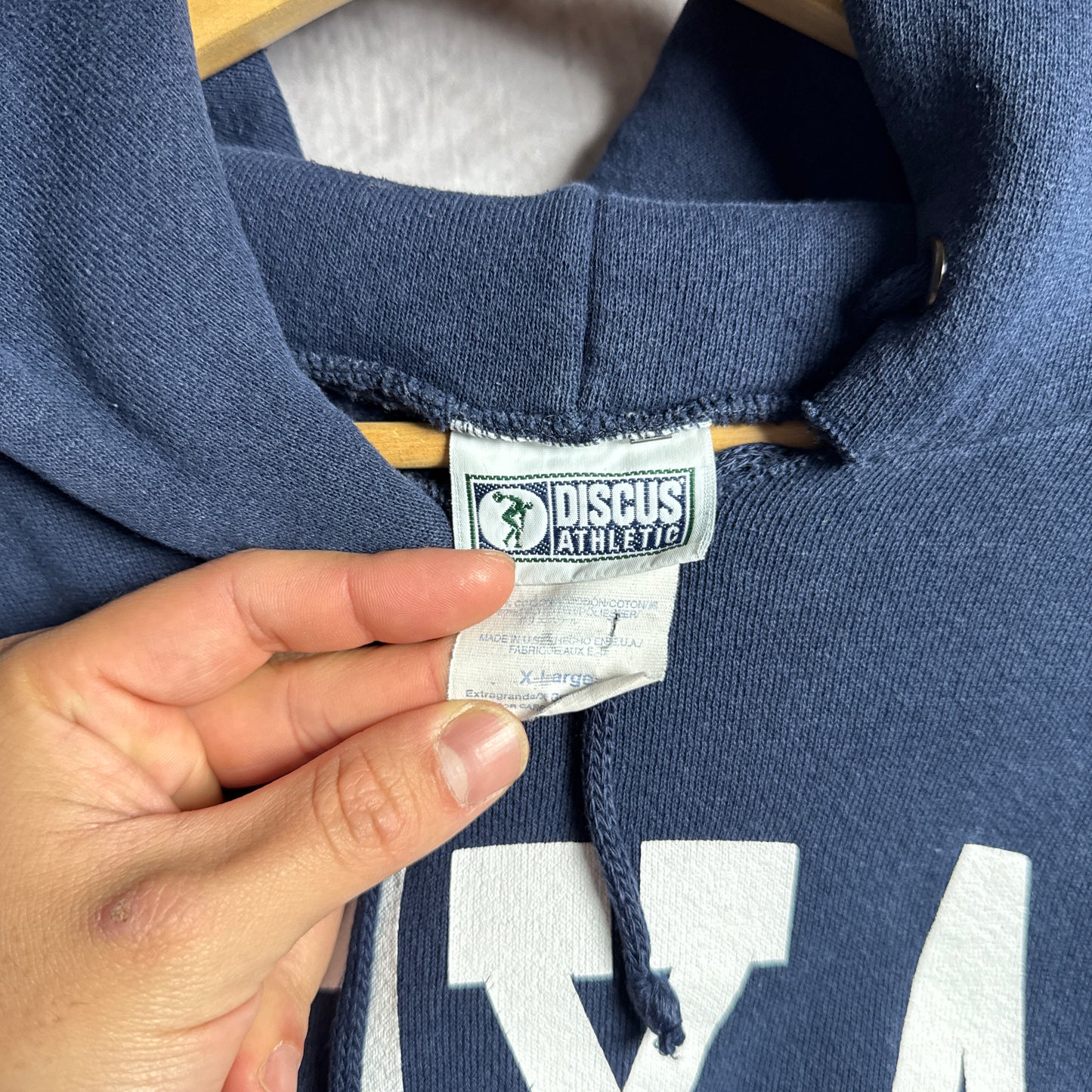 90s Blue Texas Longhorns Hoodie 4433