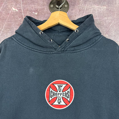 90s Black West Coast Choppers Hoodie 3042