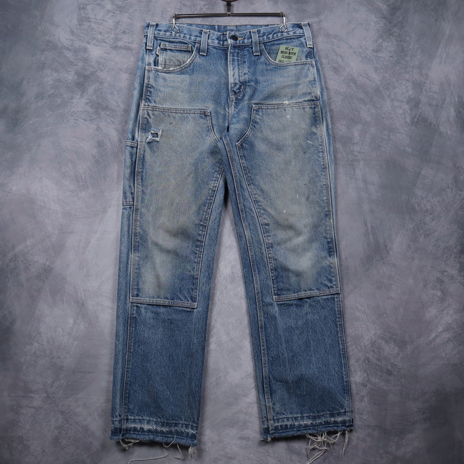 Y2K Light Wash Carhartt Double Knee Jeans 5049