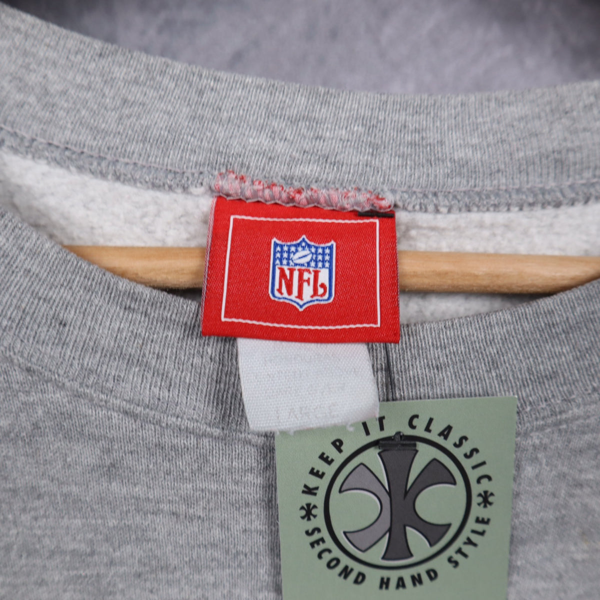 2003 Grey St. Louis Rams NFC West Division Champions Crewneck Sweatshirt 6483
