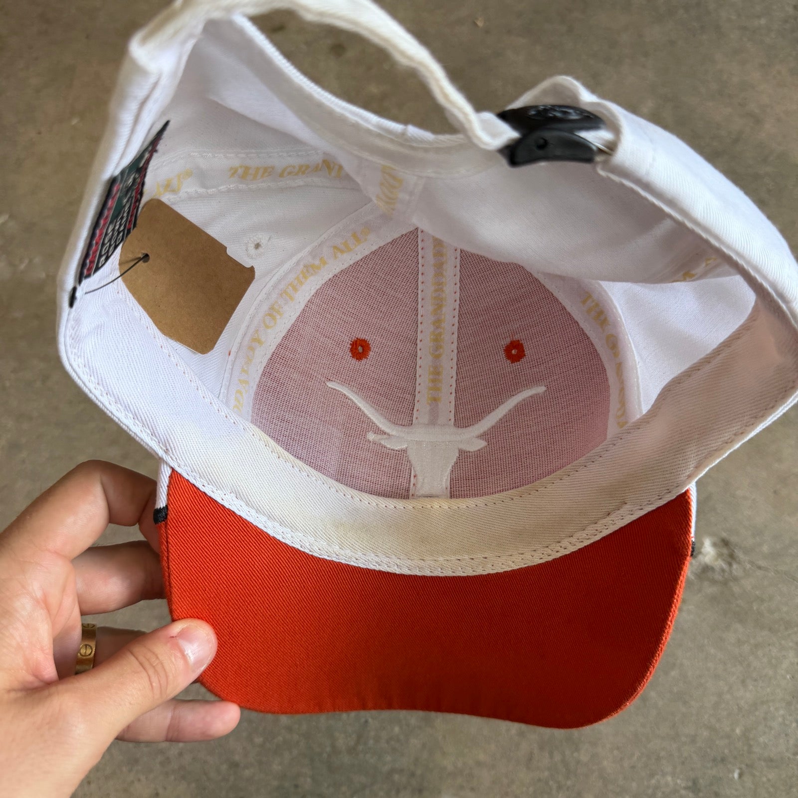 2006 Orange Texas Longhorns Rose Bowl National Championship Hat 5794