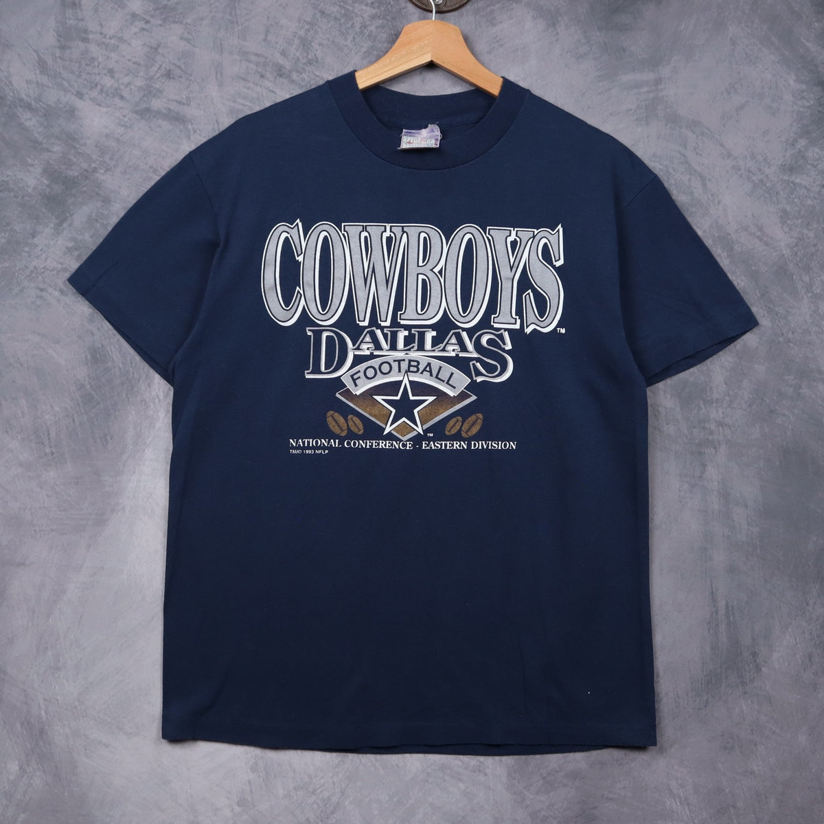 1993 Navy Blue Dallas Cowboys Football Shirt 6659