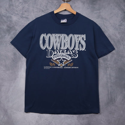 1993 Navy Blue Dallas Cowboys Football Shirt 6659