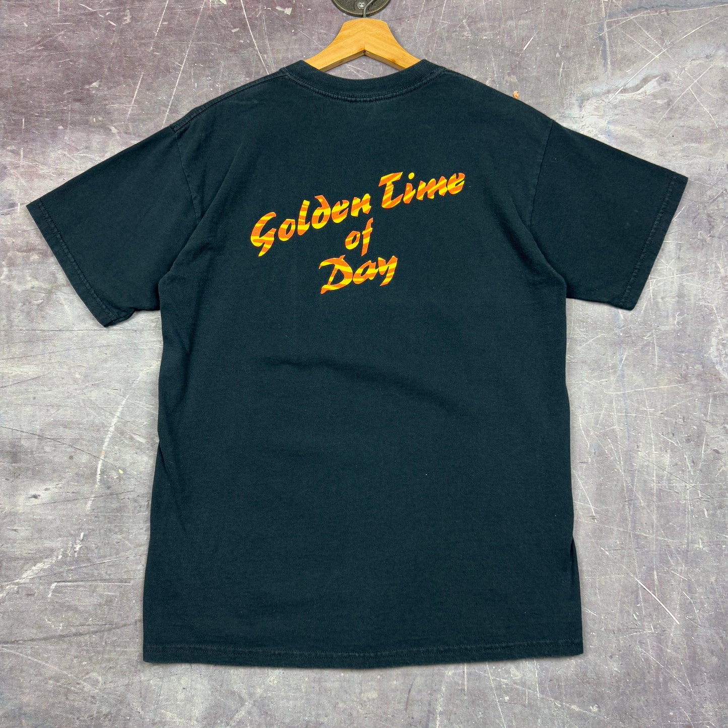 Early 00s Black Maze Frankie Beverly Golden Time Of Day Album Graphic Shirt M 0919