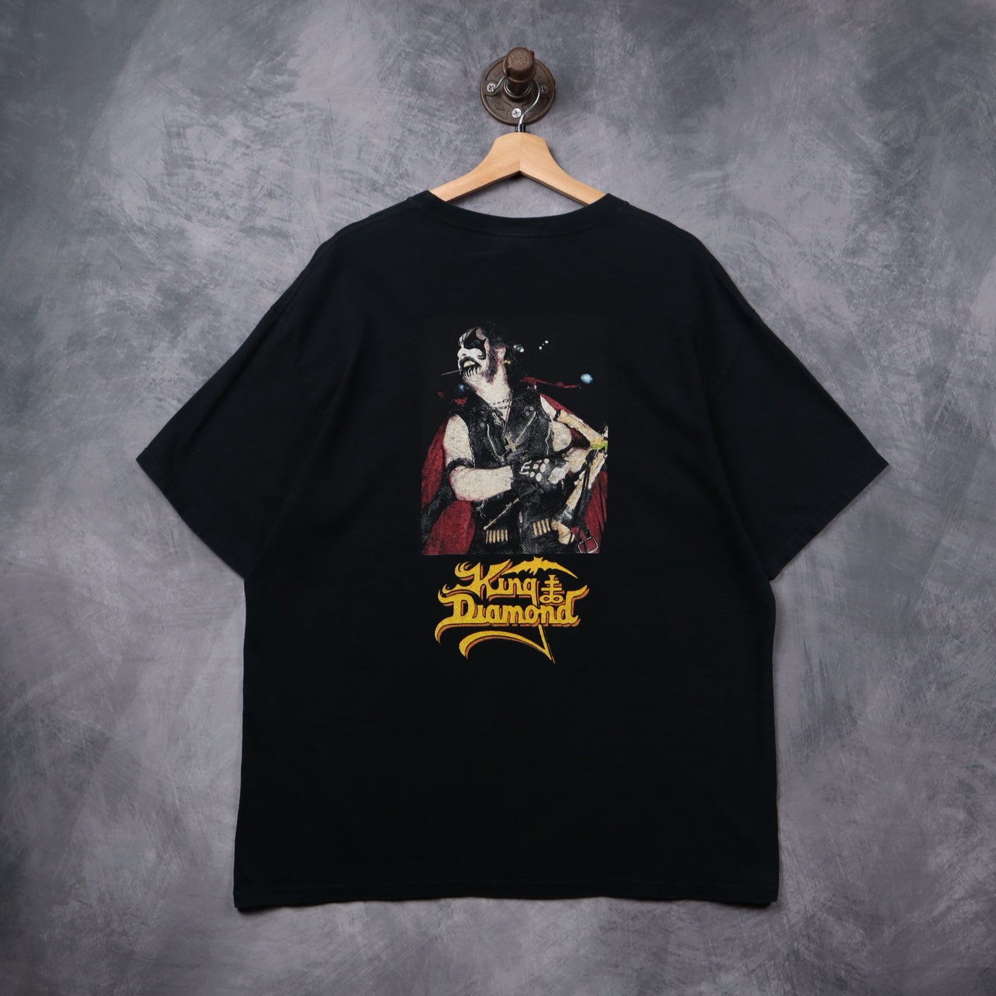 Y2K Black King Diamond Fatal Portrait Shirt 5366