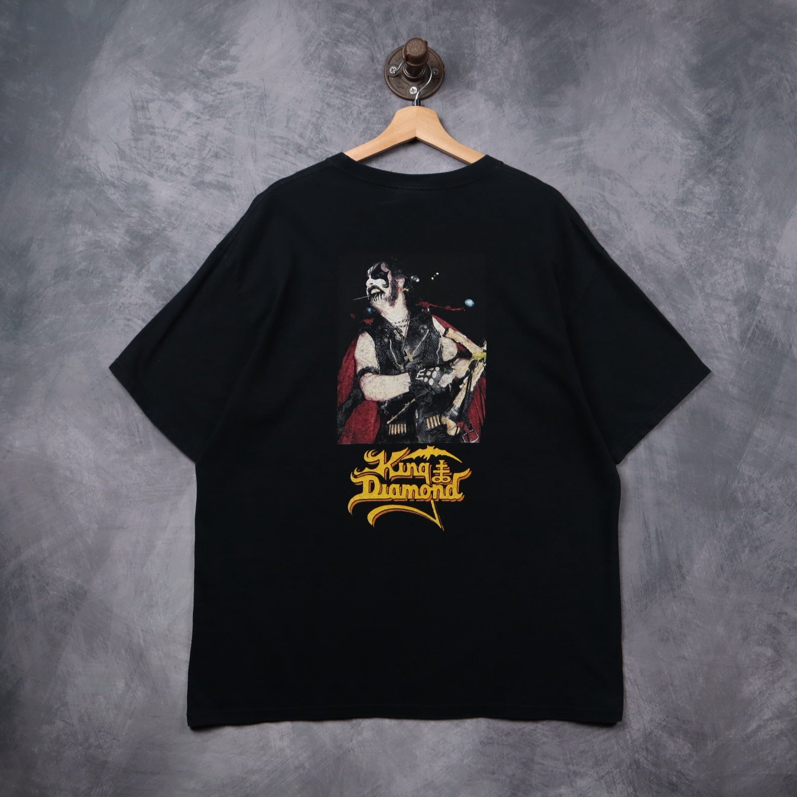 Y2K Black King Diamond Fatal Portrait Shirt 5366