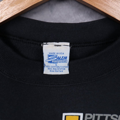 90s Black Pittsburgh Steelers Crewneck Sweatshirt 6463