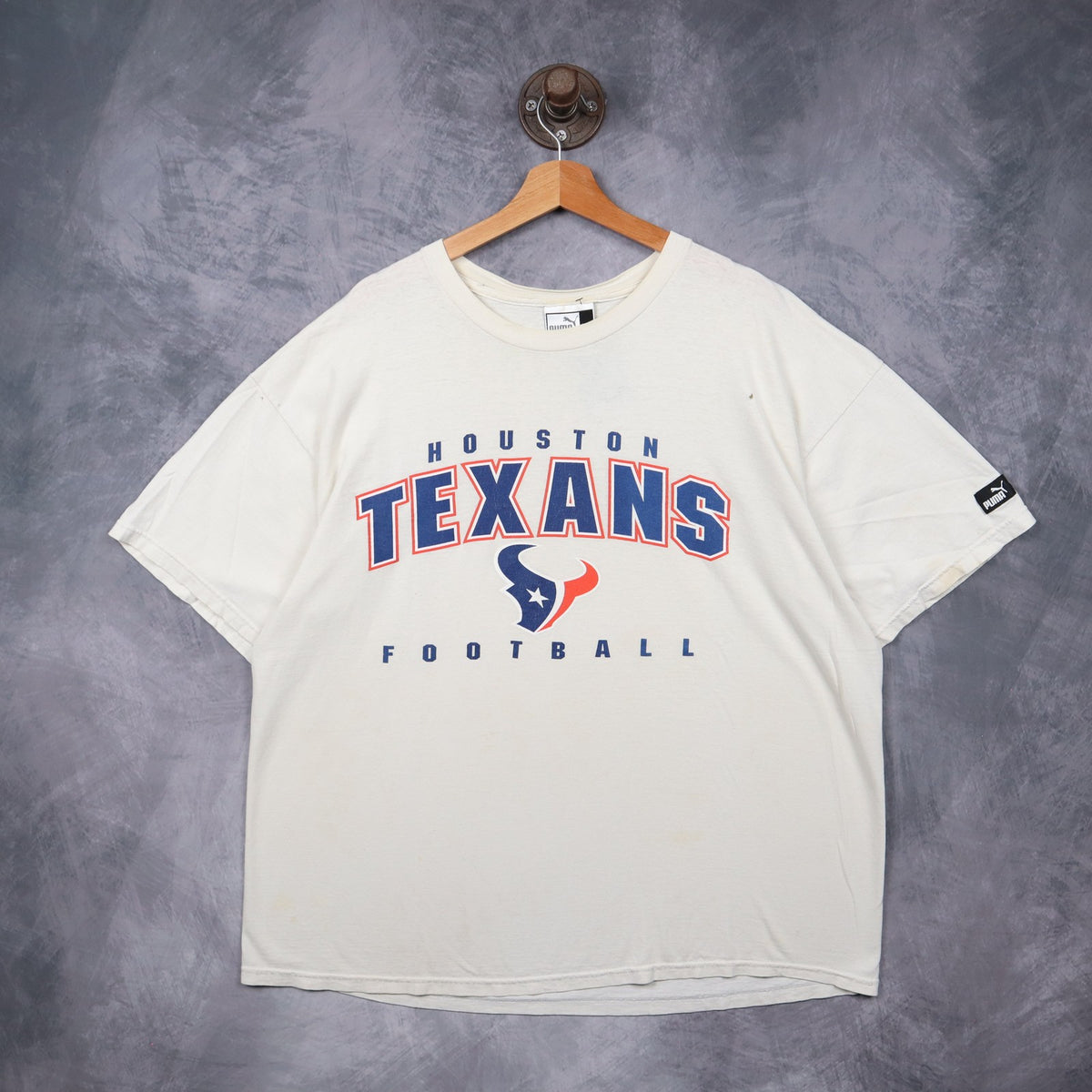 Early 00s White Houston Texans Football Puma Shirt 6700
