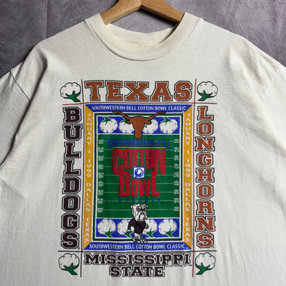 1999 White Texas Longhorns Cotton Bowl Shirt 4568