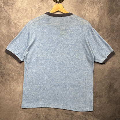 70s Blue Indianapolis 500 Ringer Shirt 3972