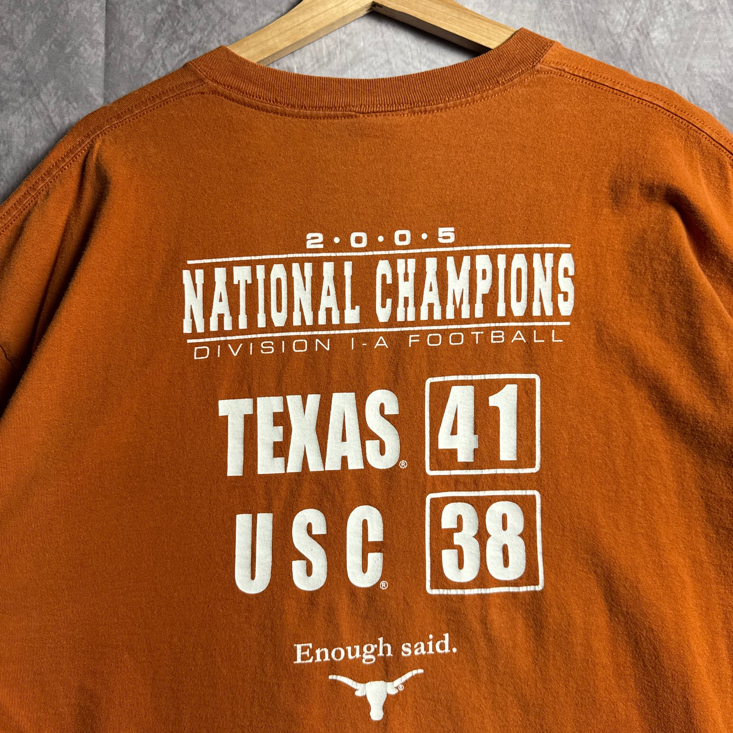 2005 Orange Texas Longhorns National Champions Shirt 4500