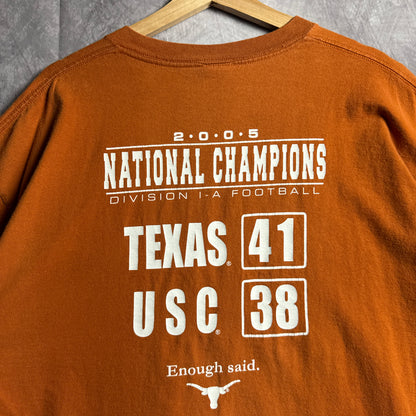 2005 Orange Texas Longhorns National Champions Shirt 4500