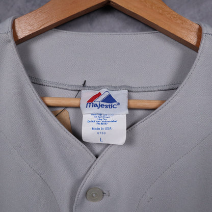 00s Grey Texas Rangers Majestic Baseball Jersey 5880