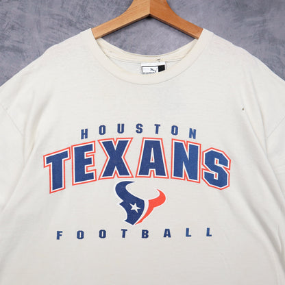 Early 00s White Houston Texans Football Puma Shirt 6700
