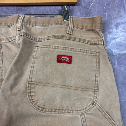 Early 00s Tan Brown Dickies Carpenter Work Pants 36x30.5 2147