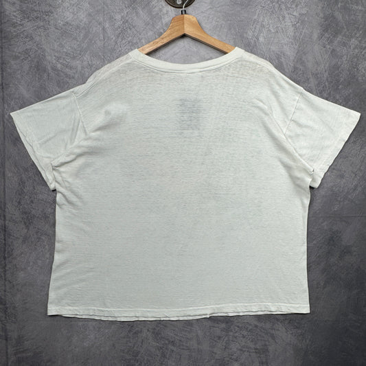 90s White New York Jets Taz Shirt 4207