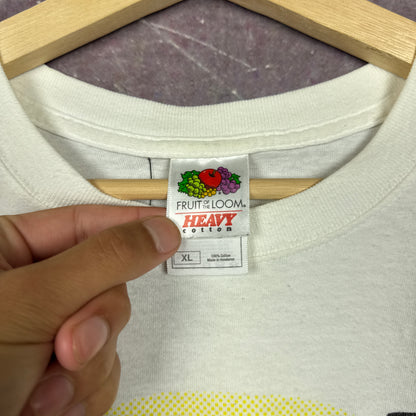 Early 00s White The Beat Walking Out On Love Graphic Shirt L 2927