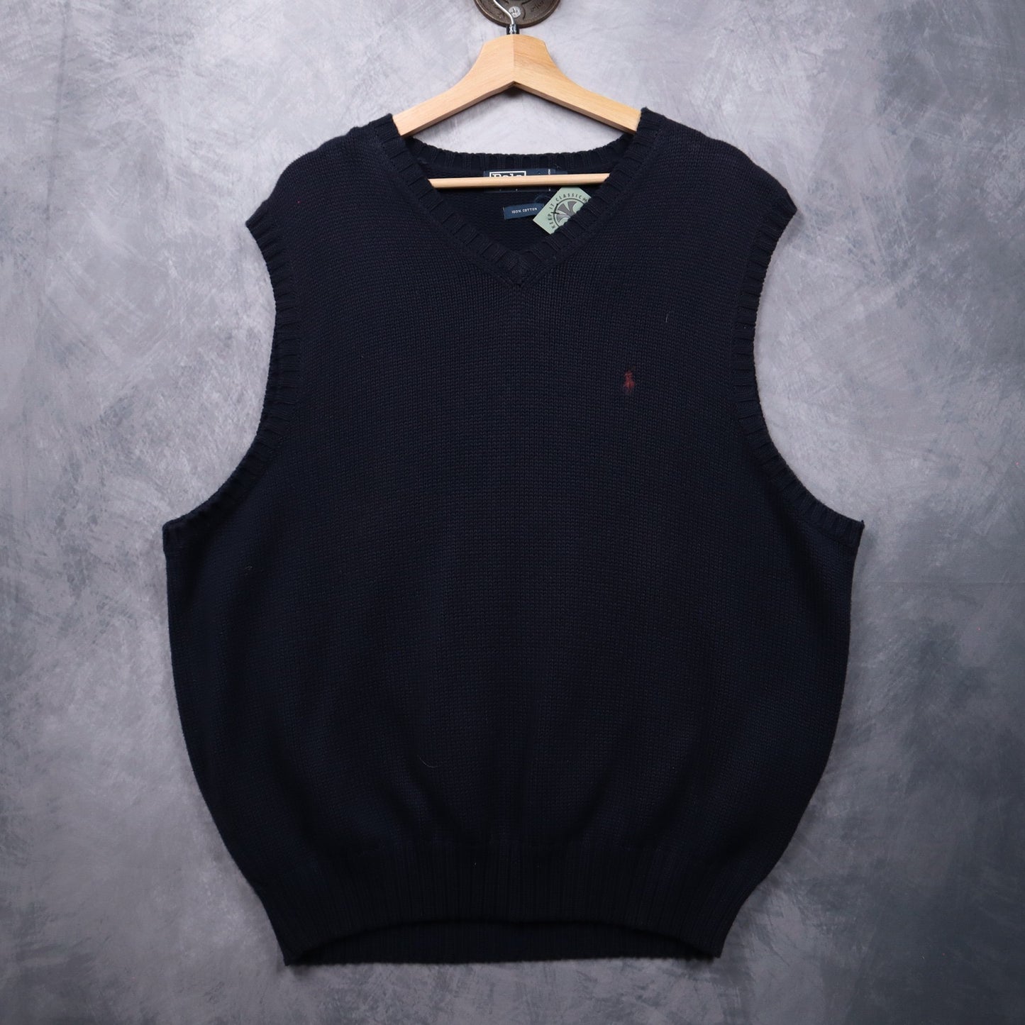 90s Navy Blue Polo Ralph Lauren Knit Sweater Vest 4714
