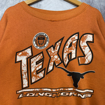 90s Orange Texas Longhorns Crewneck Sweatshirt 4383
