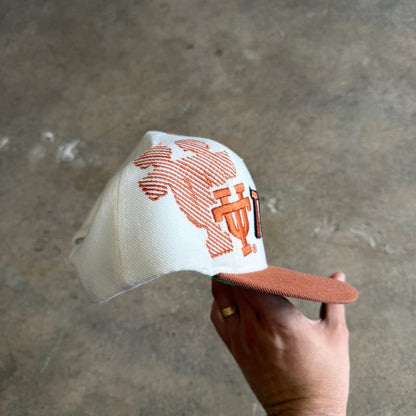 90s Cream Texas Longhorns Sports Specialties Snapback Hat 5775