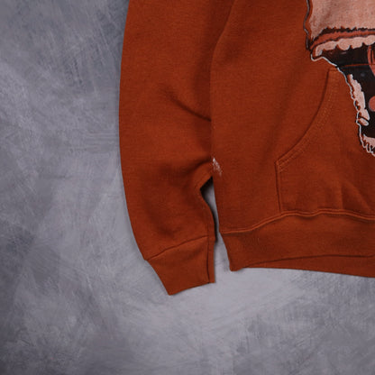00s Burnt Orange Texas Longhorns Graphic Hoodie 5679