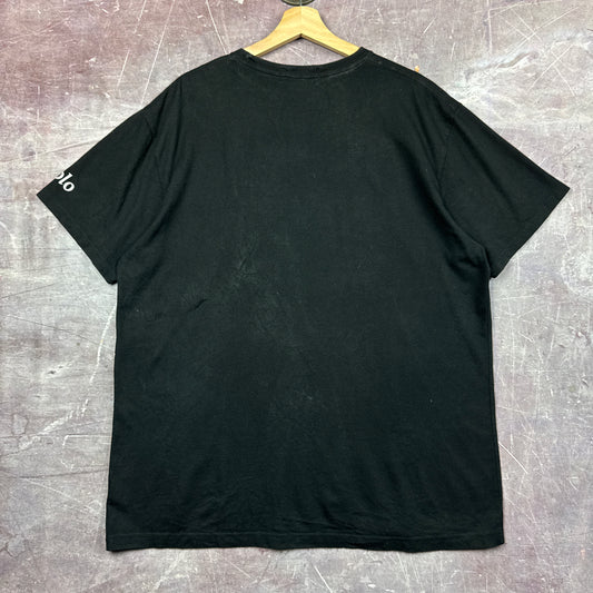 00s Black Polo Sport Ski Graphic Shirt 3617