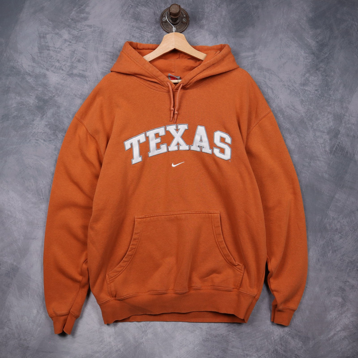 00s Burnt Orange Nike Texas Longhorns Hoodie 5645