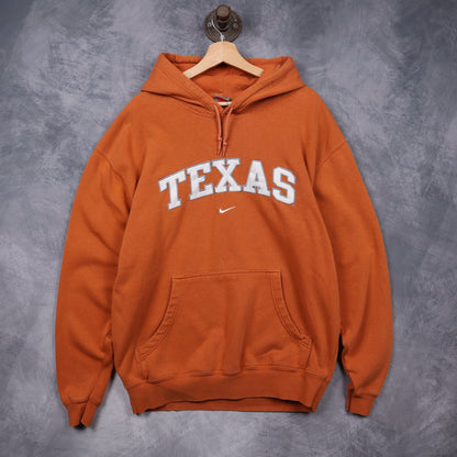 00s Burnt Orange Nike Texas Longhorns Hoodie 5645