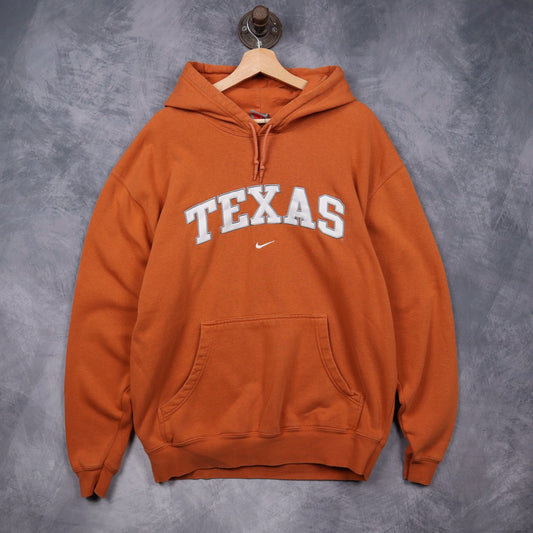 00s Burnt Orange Nike Texas Longhorns Hoodie 5645